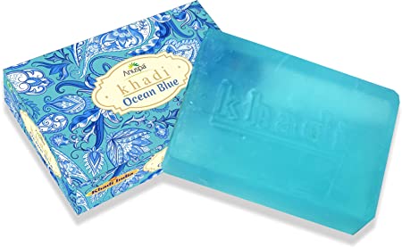 Anuspa Khadi Ocean Blue Bath Soap 125g